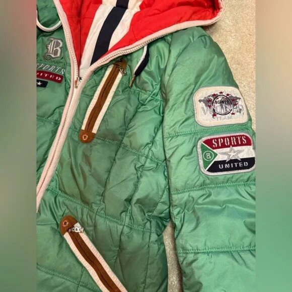 Bogner Jacket and pants reversible green and red sz 4 Bonus: pants bogner sz 2 - Picture 4 of 9